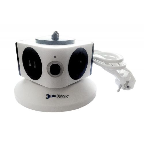 BluMagix 3 CSATLAKOZÓS EUROPAI CSATLAKOZÓ TORONY 2 USB-VEL