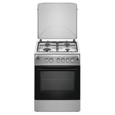 Kombi gáztűzhely, légkeveréses, inox